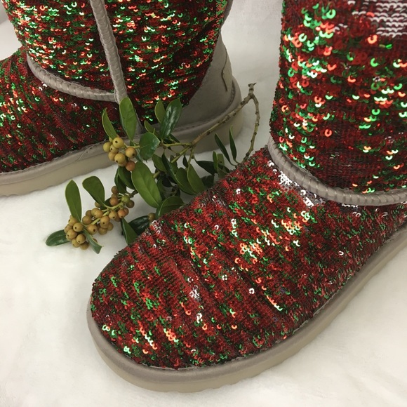 red christmas uggs